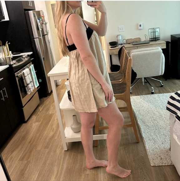 NWT Abercrombie & Fitch Mini Dress with Built-in Shorts - Picture 2 of 7